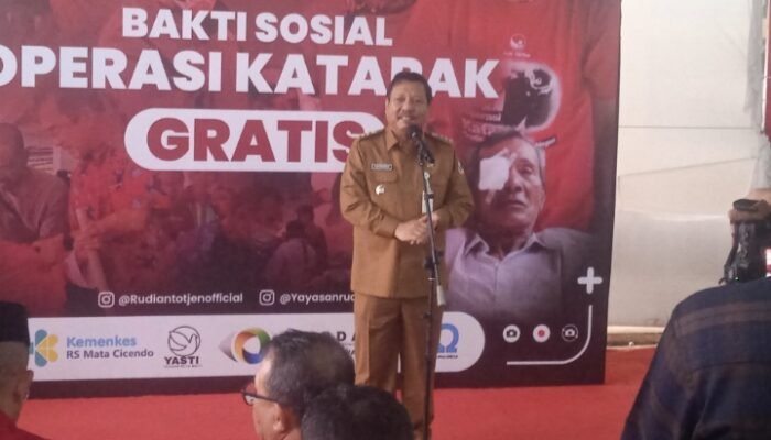 Operasi Katarak Gratis PDI Perjuangan Sasar 600 Pasien, Saparudin Apresiasi Rudi Center