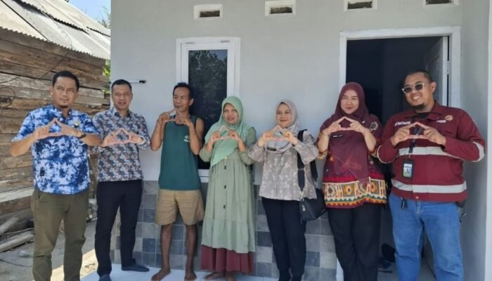 PT MSP Bangun Rumah Layak Huni dan Dukung Fasilitas Kesehatan di Jelitik
