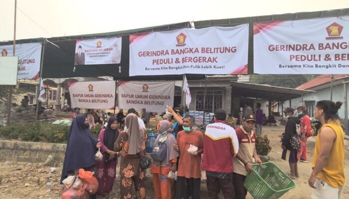 Gerindra Kerahkan Kader Bantu Korban Kebakaran Dusun Serdang, Salurkan Beras hingga Rp200 Juta