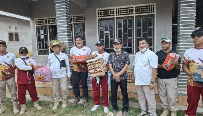 Gerindra Salurkan Bantuan untuk Warga Terdampak Musibah di Dusun Serdang