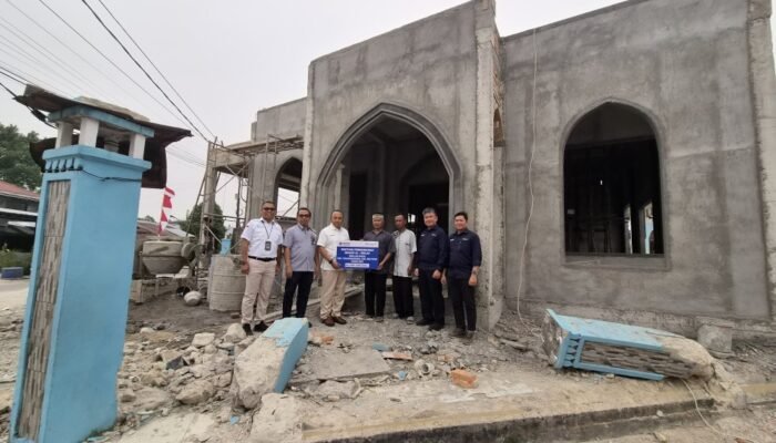 Dukung Kegiatan Sosial dan Keagamaan, PT TIMAH Bantu Pembangunan Masjid Al Ikhlas di Belitung