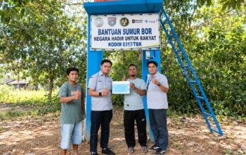 Kolaborasi PT TIMAH dan Kodim 0317/TBK Hadirkan Sumur Bor untuk Ratusan Kepala Keluarga di Desa Kundur