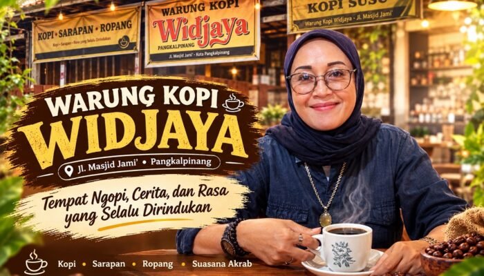 Warkop Widjaya Pangkalpinang, Ruang Santai untuk Menikmati Kopi dan Merawat Silaturahmi